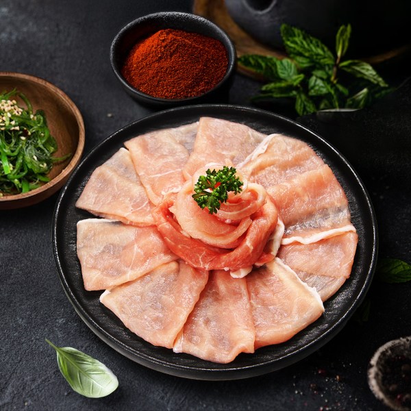 豬里肌肉片 (醃製)