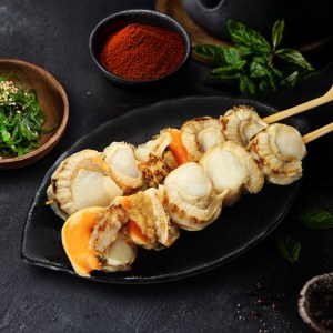 日式扇貝串